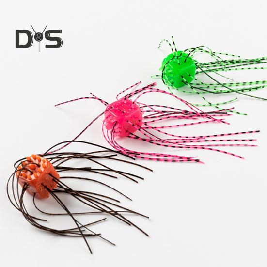 10 шт. 1,4 см/4 г мягкие приманки в форме кубиков с юбкой, медленно тонущие цветные искусственные приманки из ПВХ для ловли пресноводного соленого окуня, сома, рыболовные принадлежности