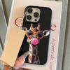 Модный Забавный Чехол для Телефона с Рисунком Жирафа для IPhone 17 Pro Max 16 15 14 13 12 11 Pro Чехол 14 Plus 16E 17 Air Силиконовый Мягкий Чехол