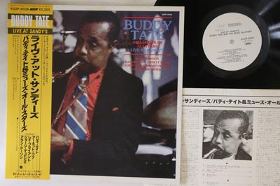 LP Пластинка BUDDY TATE - Live At Sandy's K22P6036PROMO SEVEN SEAS 1980 Япония Оби Джаз Б/У