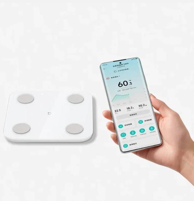 Xiaomi Весы для определения жира в организме S400 Mijia, умные домашние весы для определения состава тела, 150 кг, Bluetooth 5,0, светодиодный дисплей, двухчастотное измерение