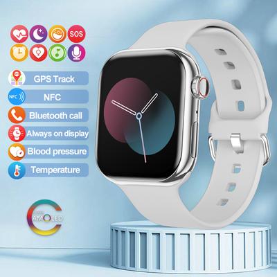 2025 GPS-трекер Смарт-часы для женщин, всегда отображающие время, Bluetooth-звонок, пульсометр, артериальное давление, мужские умные часы для Apple Watch IW10 Watch10