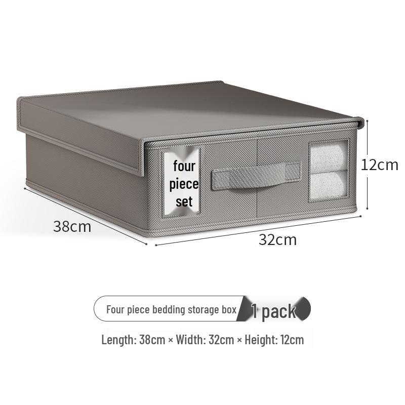 Upgraded Oxford Cloth Bed Sheet Set with Foldable Storage Box