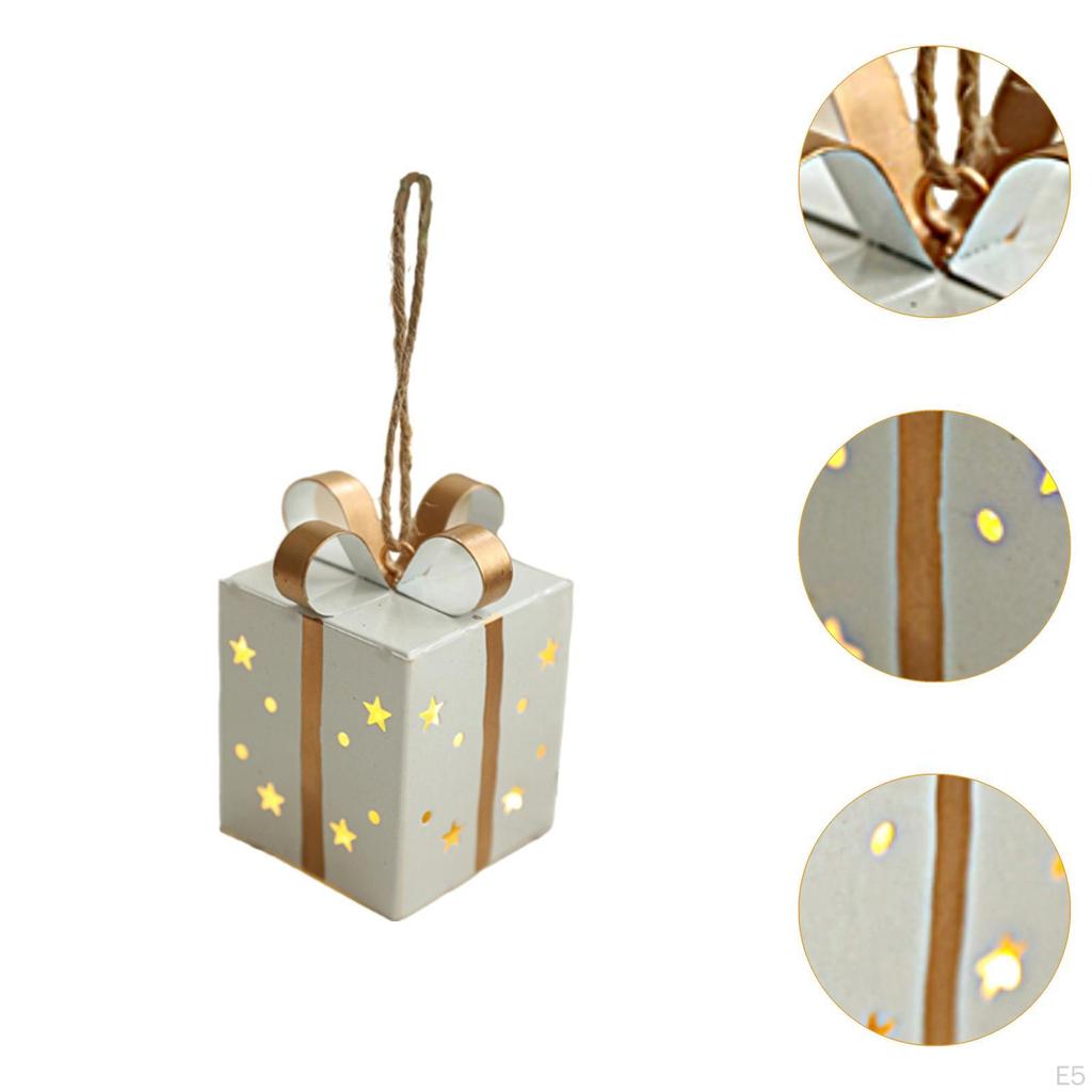 Подарочная коробка с подсветкой для украшения елки