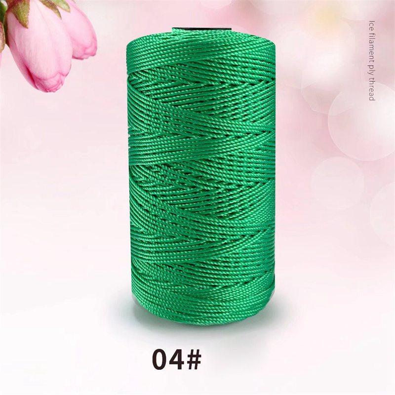 Ручная работа, ремесло, витой шнур макраме, сделай сам, свадебный декор, полипропиленовая швейная нить, 34 цвета, веревка