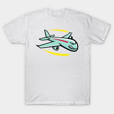 Футболка женская Angry Jumbo Jet Plane Mascot Harajuku Print Kawaii футболка летняя женская футболка с коротким рукавом топ