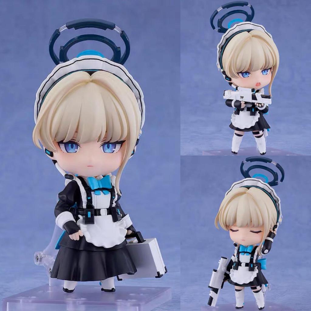Q Version Anime Girl Figure: Cute, Beautiful, Replaceable Face Toy Ornament - Ideal Birthday Gift
