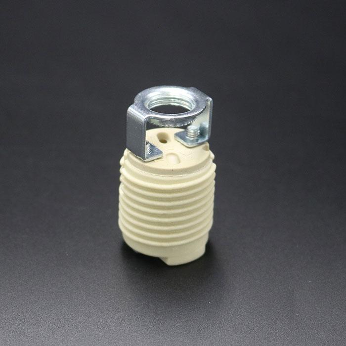 2/6/10/20/50pcs Pack G9 Ceramic Lamp Holder, White G-9 Halogen Light Bulb Base Socket with Ring,G9 Light Base Socket Kit Adapter