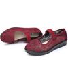 Female Spring Solid Color Soft Sole Flat Hollow Out Shoes Women's Summer Large Size Breathable Mesh Shoes