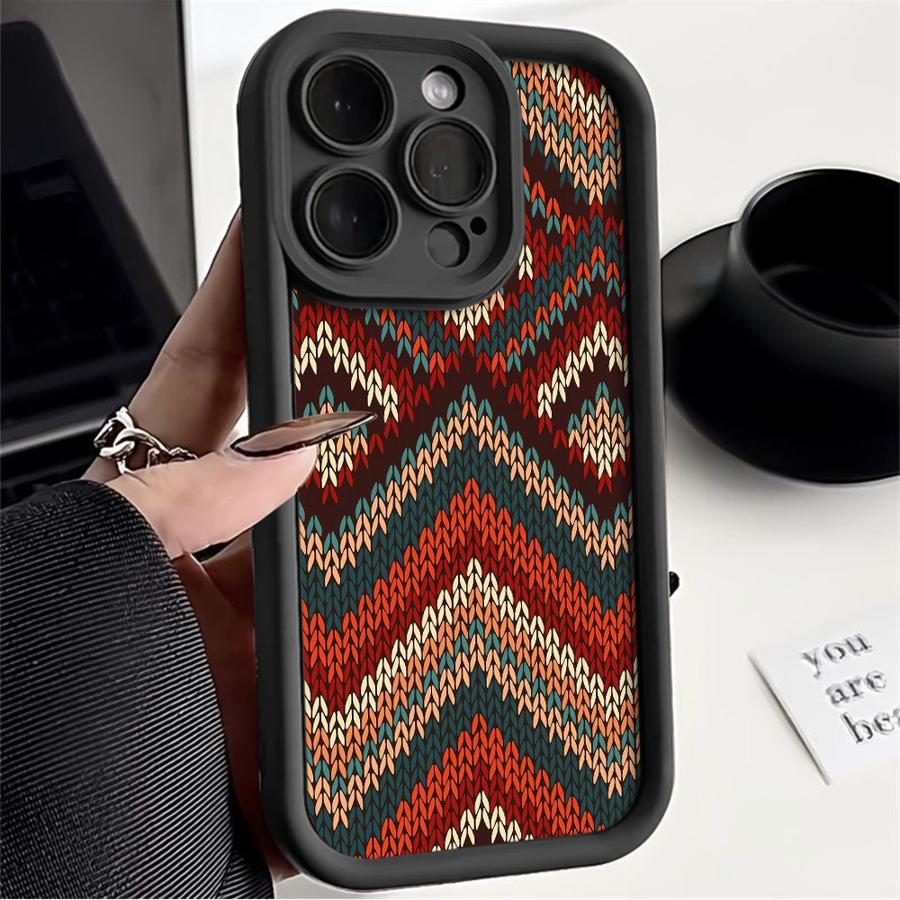 Ретро Бохо Стиль Чехол для iPhone 17 Pro Max 16 11 13 14 Air 17e 12 Pro 15 Plus Чехол для Телефона