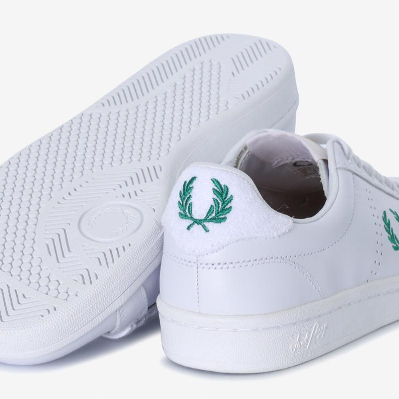 Fred Perry Унисекс Кожаные Кроссовки B721 Кожаное Кольцо-полотенце