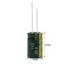 35V 1500uF JCCON Green Gold Low Resistance Aluminum Electrolytic Capacitor 13x21 for Switching Power Supplies