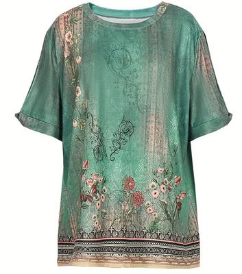 XXS-6XL Большие размеры Летняя женская футболка Повседневная свободная футболка с коротким рукавом с принтом Винтажные топы Футболки Уличный свитер