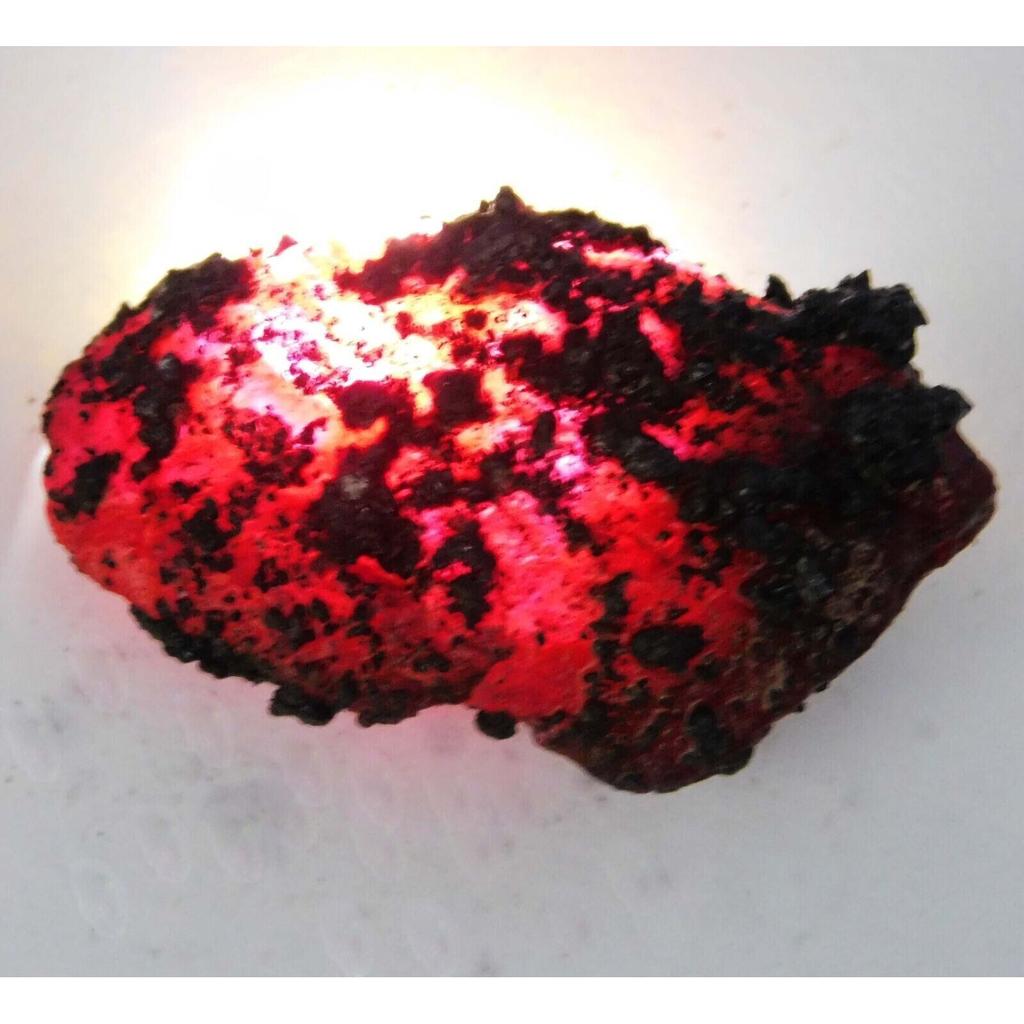 Natural Ruby Loose Gemstone Uncut Raw Rough 95.78 ct Uncut Raw for Lapidary and Gem Collections