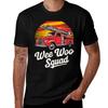 Vintage Wee Woo Squad Fire Truck Firefighter Emergency Tshirt Fashion Pattern Printed Tee Shirt