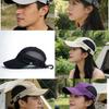Adjustable Cycling Sun Hat Breathable Peaked Cap Fashion Trucker Cap  Unisex