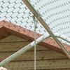Chicken Coop, Free-Range Enclosure for Chickens, with UV-Resistant Tarp, Steel Mesh, Automatic Feeder, for 24-30 Chickens