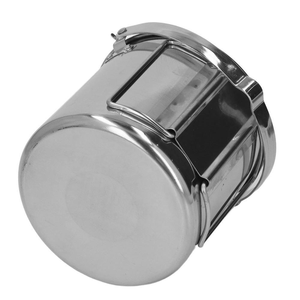 1.2L/40.58oz Camping Kettle Stainless Steel Outdoor Cookware Durable Camping Coffee Pot Camping