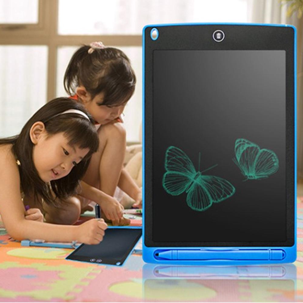 10 Inch LCD Writing Tablet Reusable Colorful Doodle Board for Kids, Blue