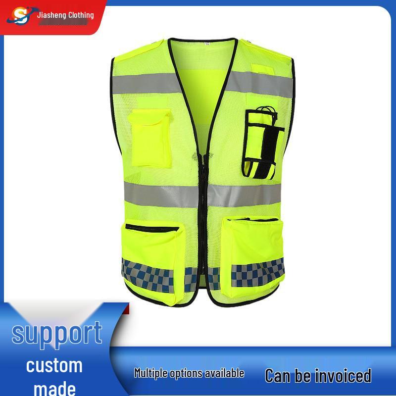 Светоотражающий жилет дорожной патрульной службы - Куртка для безопасности на дороге