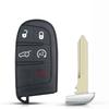 Умный корпус ключа-брелока для Jeep Renegade Compass Cherokee Dodge Ram 1500 Journey Charger Challenger Chrysler 1500 2/3/4/5 кнопок