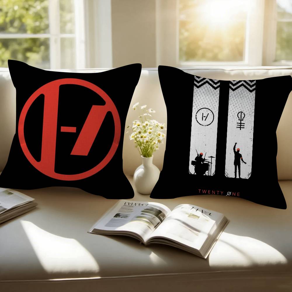 Band T-Twenty One Pilots Pillow Anime Pillow Sofa Bed Head Pillow Cover Cushion Cover Fashion