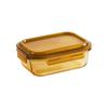 LocknLock Amber Glass Food Storage Container Set