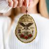 250 Years of United States Oyster Ornament Patriotic US 250th Anniversary Hanging Oyster Shell Decoration Christmas Holiday Party Pendant