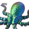 Экологичная статуэтка из ПЛА, напечатанная на 3D-принтере, Осьминог, Морское Животное, Фиджет-Игрушка, Гибкая, Сочлененная, Фигурка Щупальца