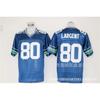Retro Seattle Seahawks Football Jersey Mens Short Sleeve Training Game Shirt Cotton Mesh Breathable