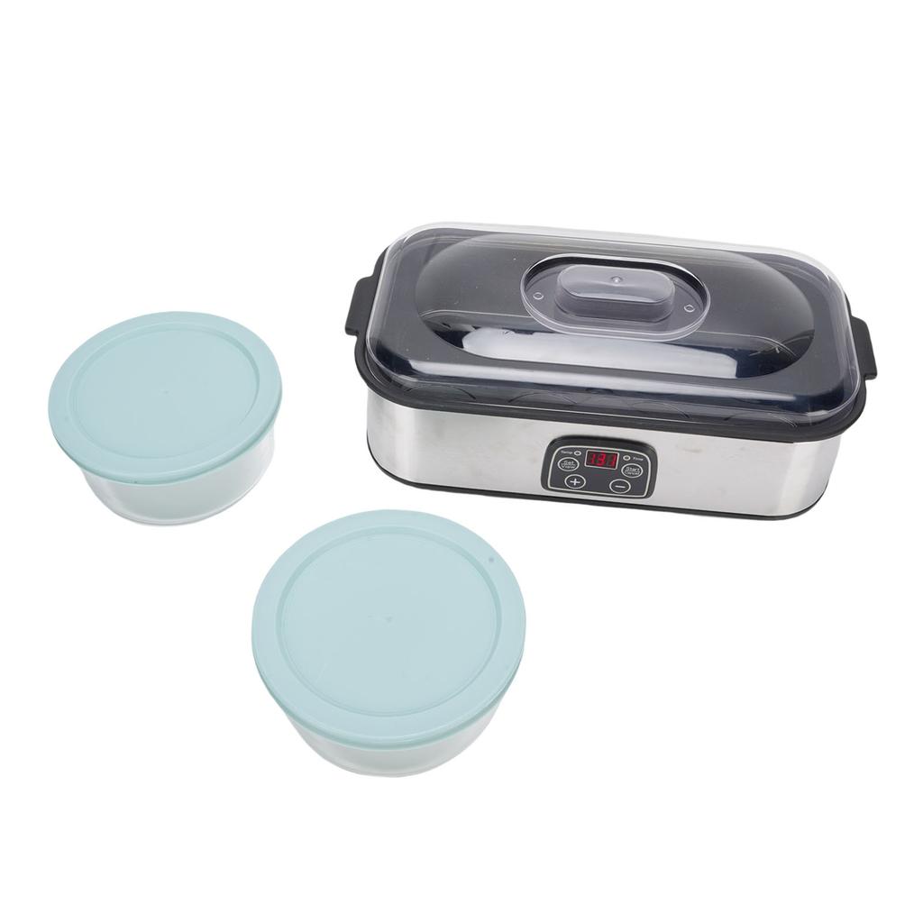 Йогуртница 2 л, большая емкость, автоматический контроль температуры, таймер 0-48 часов, цифровая йогуртница