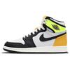 Jordan 1 Ретро Высокие Белые Черные Вольт Университетское Золото GS 575441-118