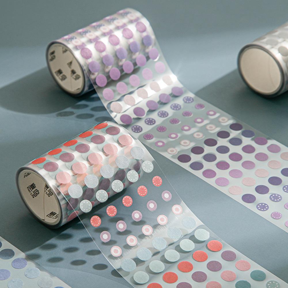 Принадлежности, круглые точки, печатная этикетка для дневника, декоративная лента Васи, бумажные ленты, наклейка для скрапбукинга