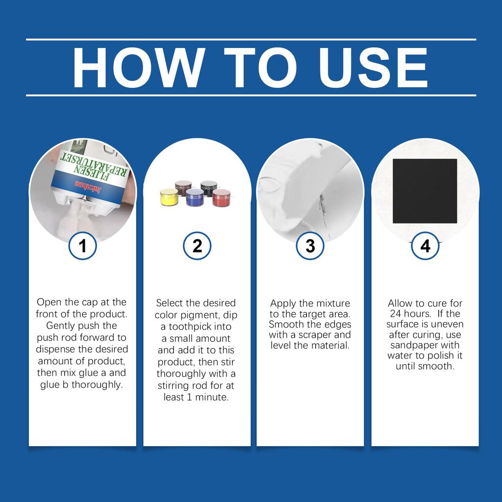 Tile Repair Kit Daily Multi-Functional Household Tile Marble AB Sealant Repair Kit