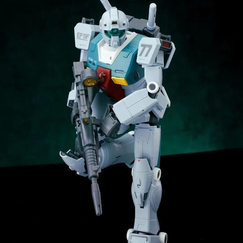 Масштаб 1/72 Мобильный костюм RGM-79 Slugger Jim Набор для сборки Большой масштабный сборный модельный комплект Фигурки Настольное украшение Подарок для мальчика Игрушки