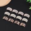 New Sale 10Pcs Fashion Craft Pearl Crystal Rhinestone Buttons For Diy Flower Round Cluster Button Wedding Embellishment Jewelry