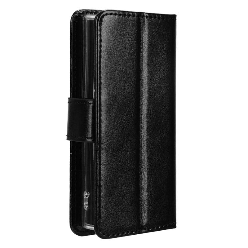 Phone Case for Nokia 105 4G (2023) Crazy Horse Texture PU Leather Anti-drop Wallet Stand Cover