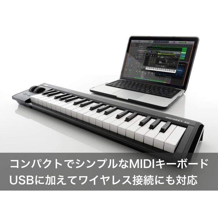 KORG microKEY2 Air 61-клавишный беспроводной MIDI-клавиатура-контроллер (черный)