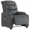 VidaXL Fauteuil de Massage Inclinable Électrique, Chaise de Relaxation avec Dossier, Siège avec Accoudoirs Salon, Moderne, 3206595