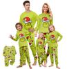 Print Cute Family Set Pajamas, Home Clothes, Family Set Long Sleeve Top Pants Set