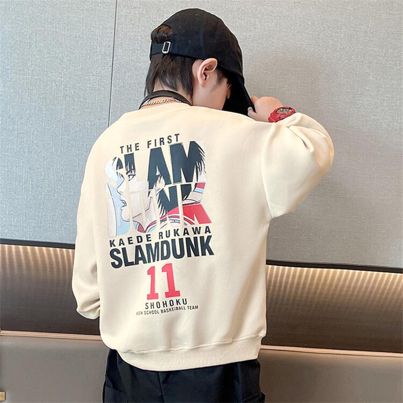 Стильная толстовка для мальчиков на осень 2023 года: Новые уличные топы для детей