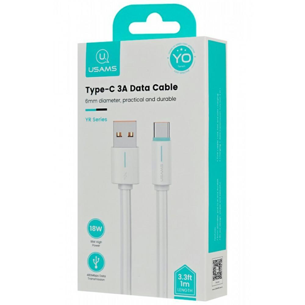 Usams Usb-C Cable 3A For Phones And Tablets 1M Usb-A Fast Adapter
