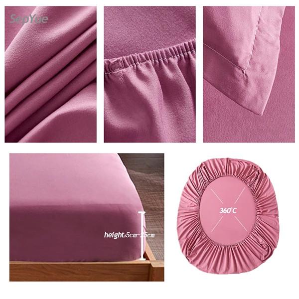 Комплект постельного белья из 3 предметов, простыня с 2 наволочками, хлопковая простыня на резинках, регулируемые наматрасники, постельное белье