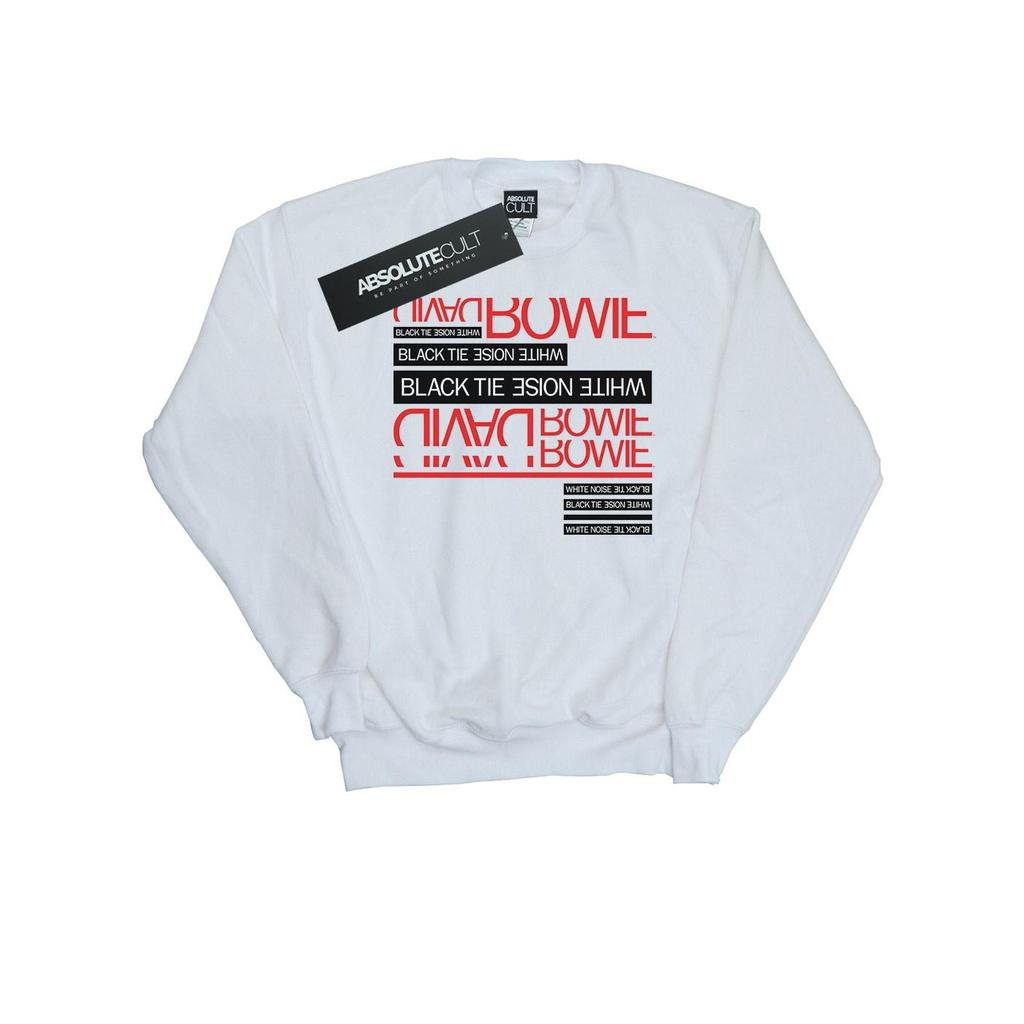 David Bowie Girls Black Tie White Noise Sweatshirt