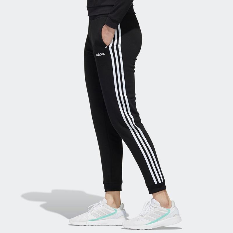 (WMNS) adidas neo Essential 3-Stripe Trackpant 'Black' Women's GJ7947