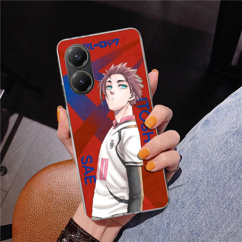 Hot Anime Blue Lock Phone Case For Xiaomi Poco X7 X6 X5 Pro F7 Ultra Redmi 15C 15 13C 13 12C 12 10 10A 10C 9 9A 9C 9T Cover Poco