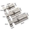 Bedroom Bathroom Stainless Steel Shed Lock Door Bolt Padlock Clasp Set Cabinet Catches