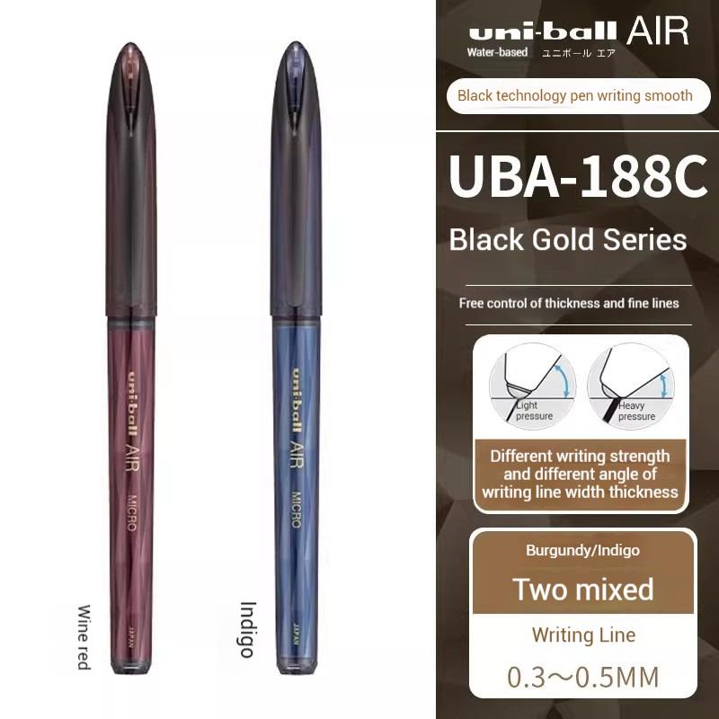 Японские канцелярские товары Гелевая ручка Uni Uni-ball AIR UBA-188 Шариковая ручка 0,5 мм Back To School Быстросохнущая Канцелярские принадлежности для офиса