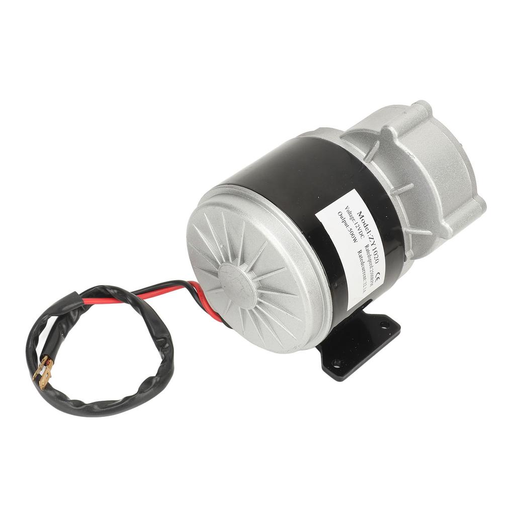 ZY1020 Electric Vehicle Geared Motor 12V 500W 11 Tooth Gear Reduction Motor for Off Road