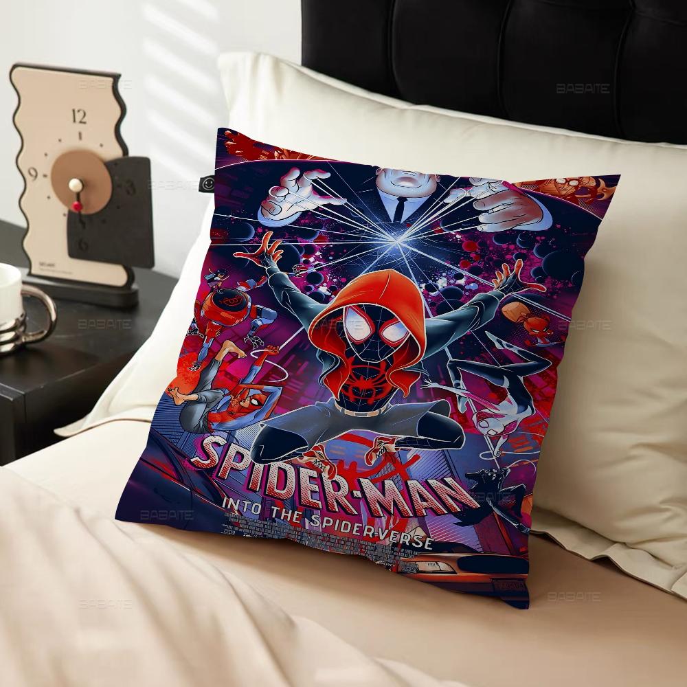S-Spider-Man Superhero Classic Movie Pillow Cover Sofa Cushion Cover Home Room Decoration Children Gift