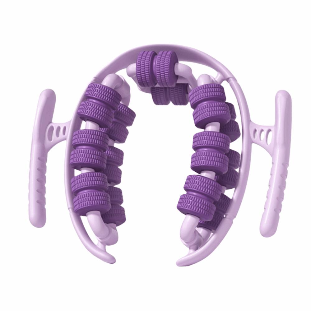 Portable Manual Leg Massager Ring-Shaped Slimming Roller Tool Post-Workout
